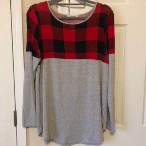 Boutique Buffalo plaid shirt